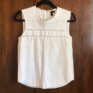 J.Crew Crisp White Tank Top Women’s 2 LIKE NEW
